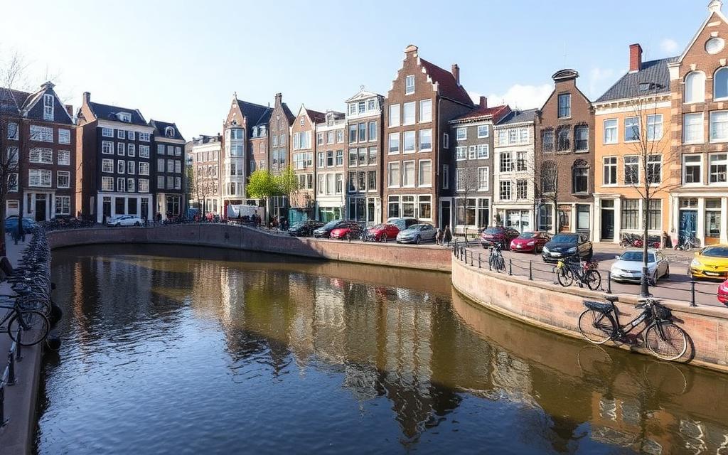Skyline and landscape representing Netherlands, a HORA INTERIM recruitment destination